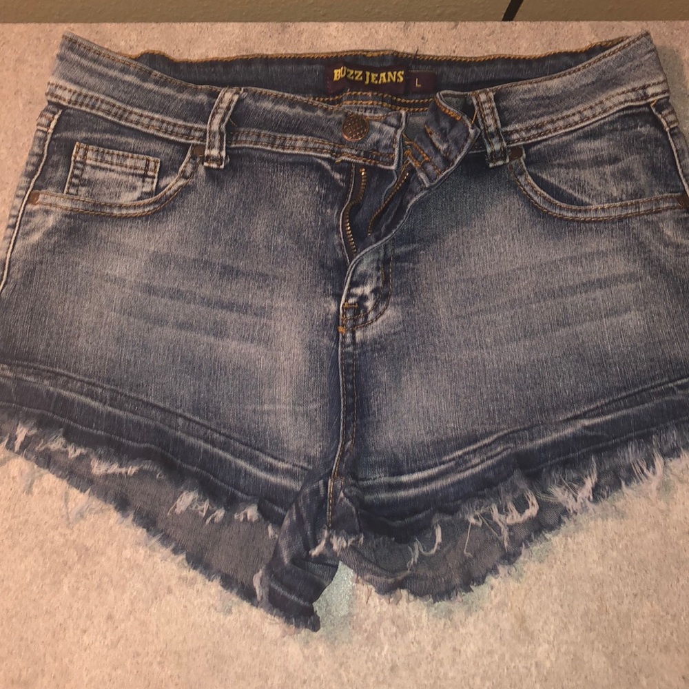 Cutoff Denim Shorts